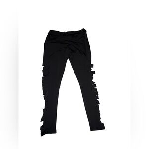 VENUS Black Leggings with Side Cut-Outs